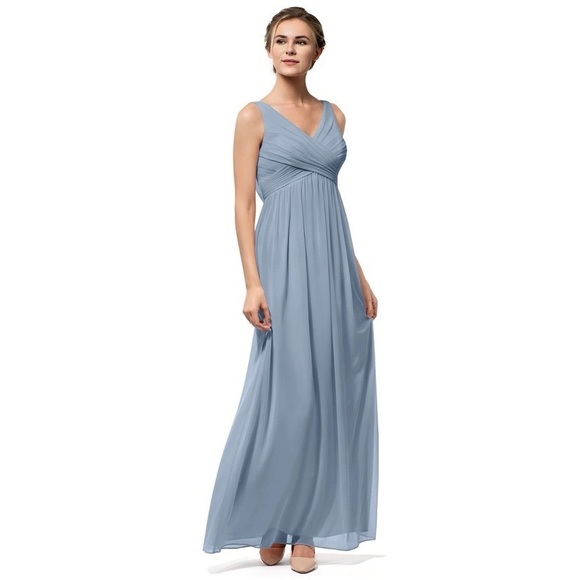 Azazie Oceana, Dusty Blue, 6A - Picture 1 of 3